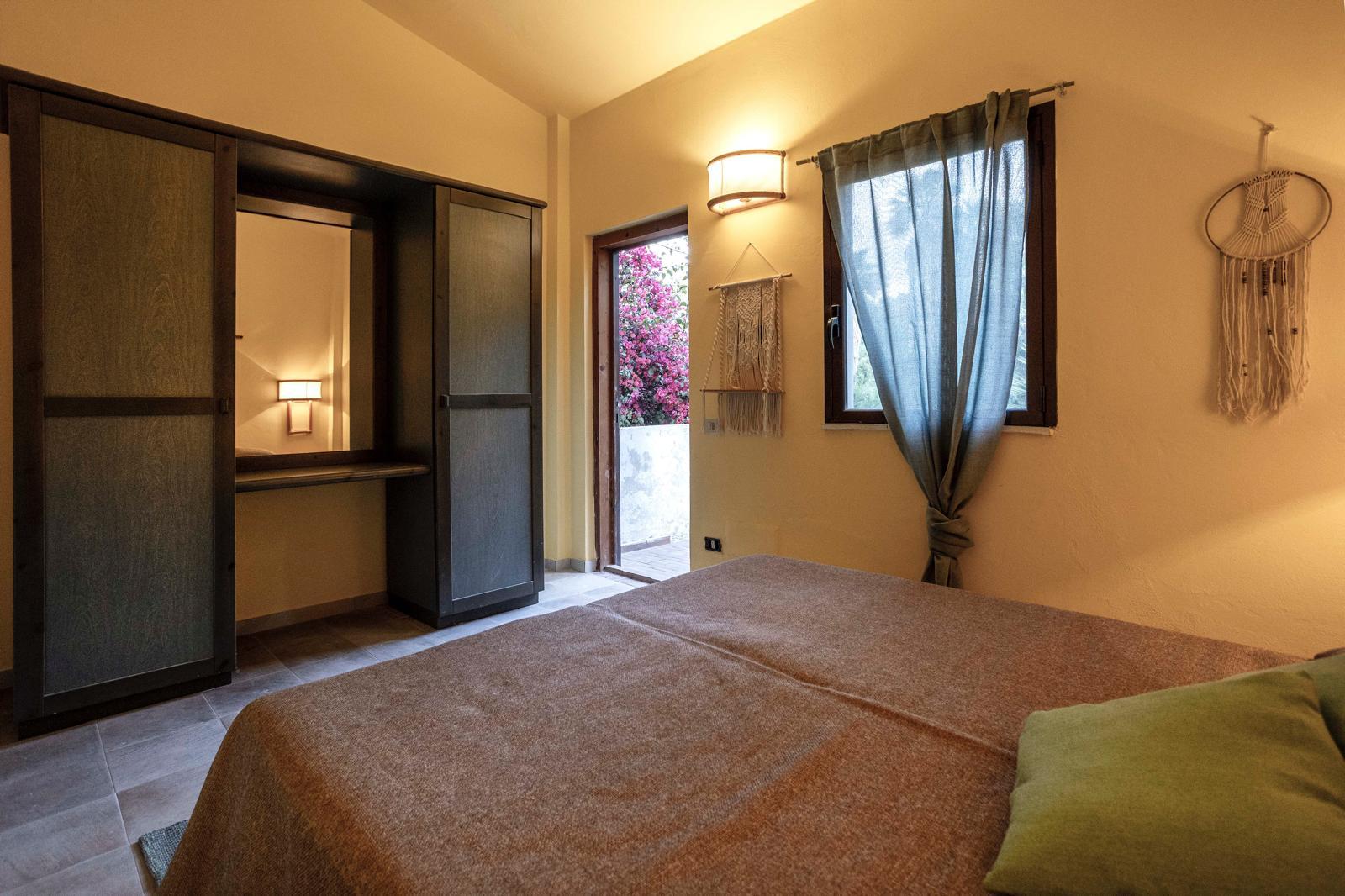 Terrazza privata con vista sul verde