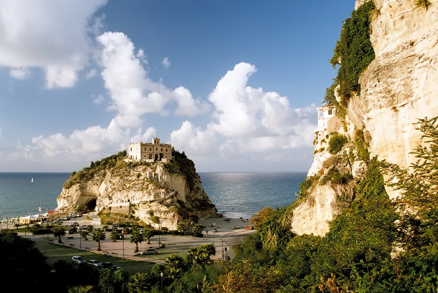 Castle on an island, Tropea, Italy, Sep 2005