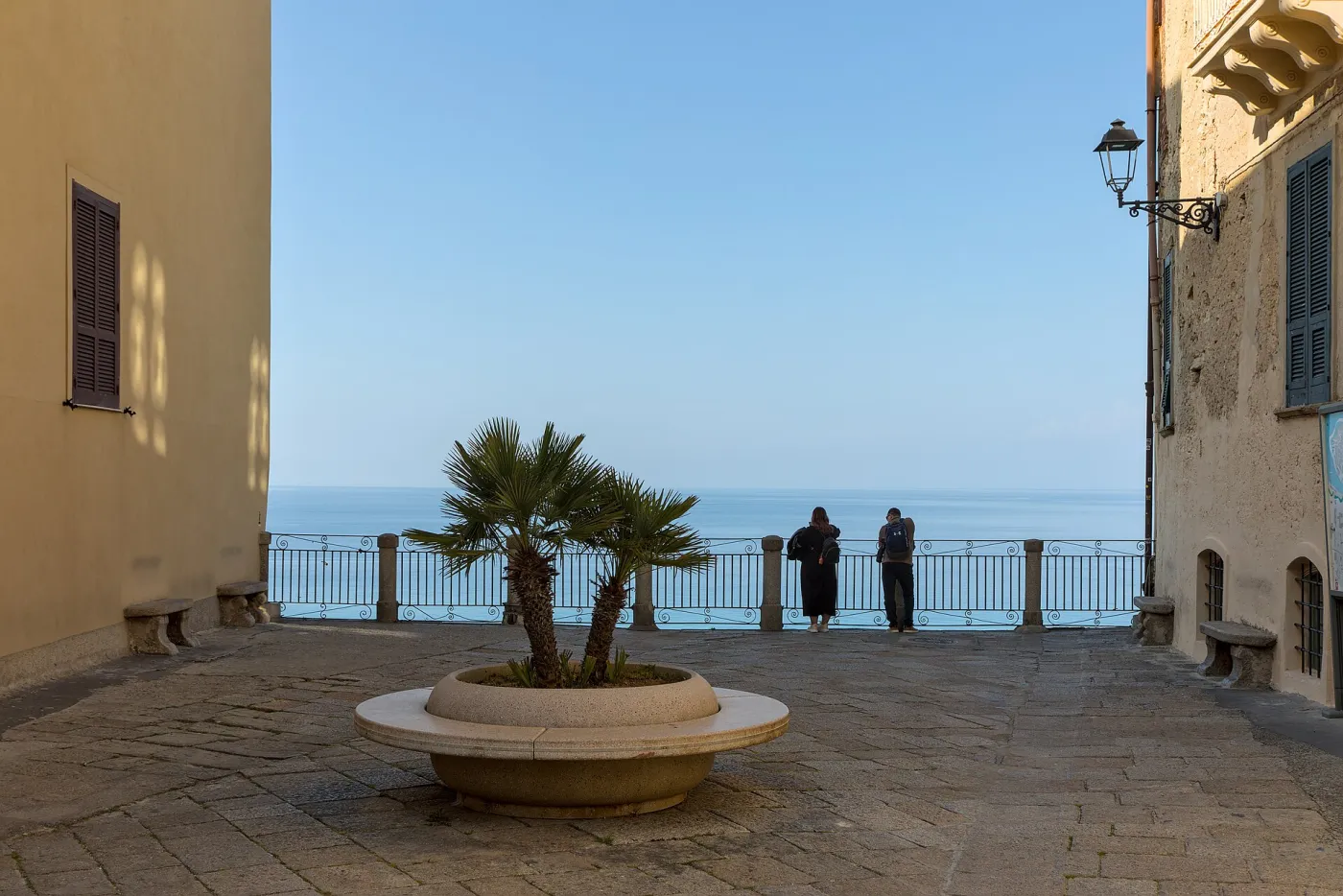Tropea - Viewpoint at the end of Corso Vittorio Emanuele