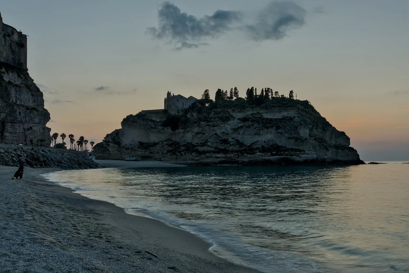 Tropea - Santa Maria dell'Isola al tramonto