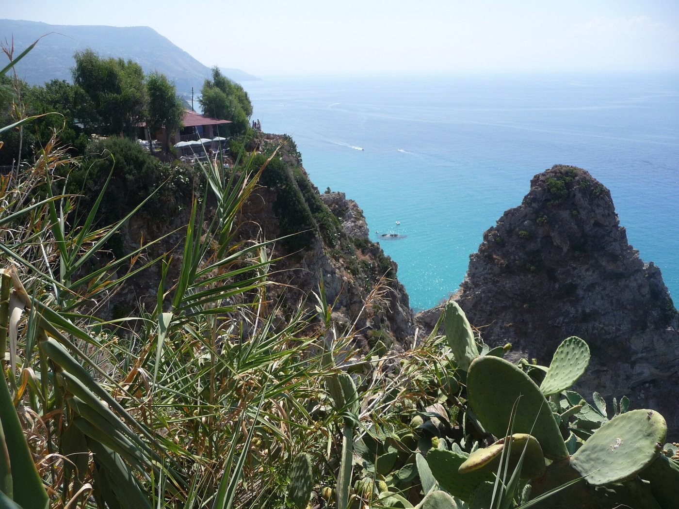 Panorama da Capo Vaticano sulle Eolie